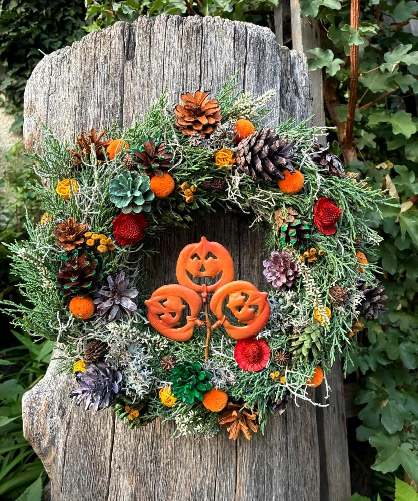 Halloweenský věnec III.