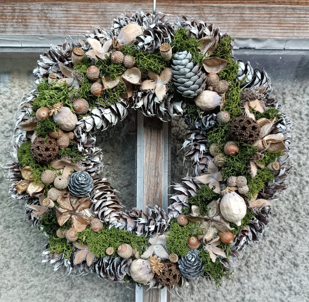 Celoroční ivory věneček 