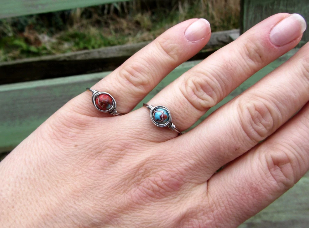 Jaspis modročervený