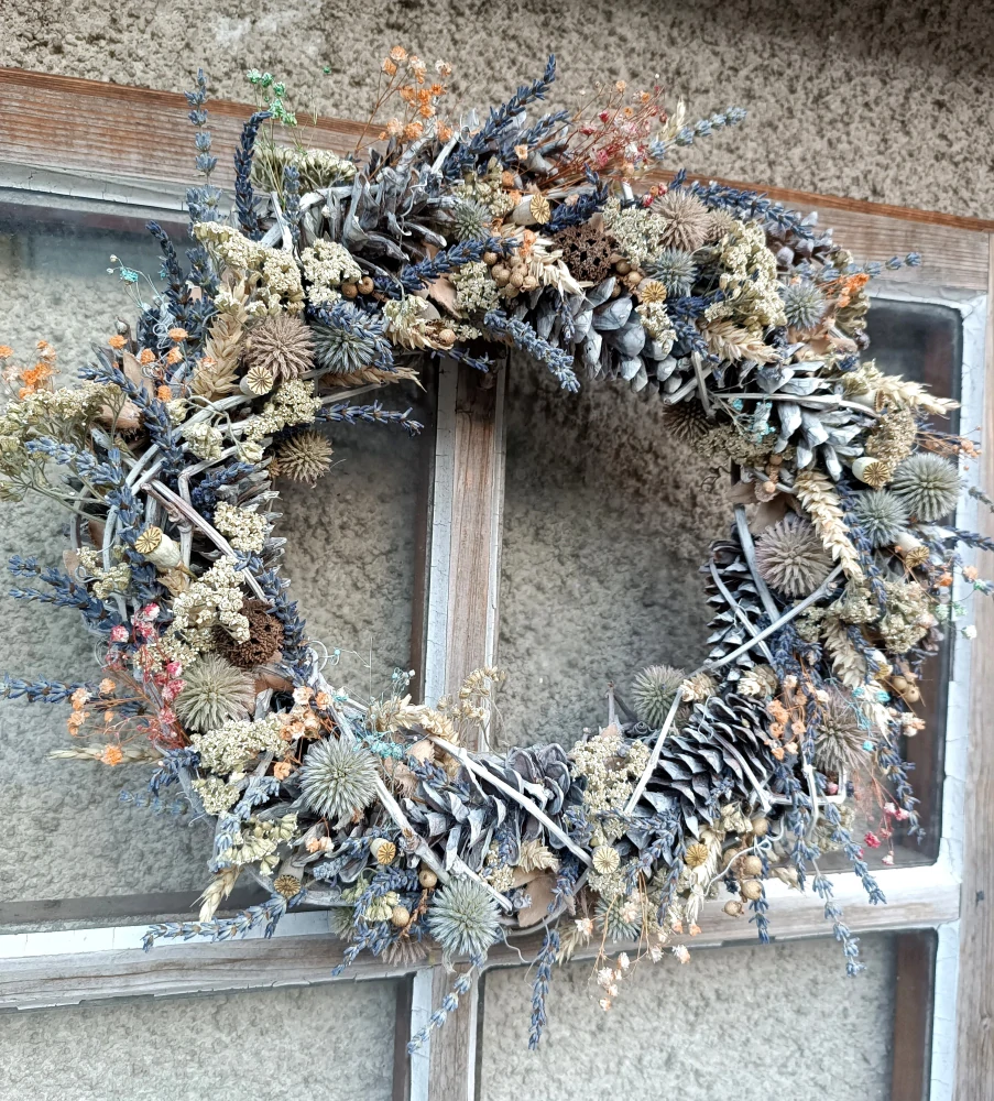 Kombinovaný letní věnec 