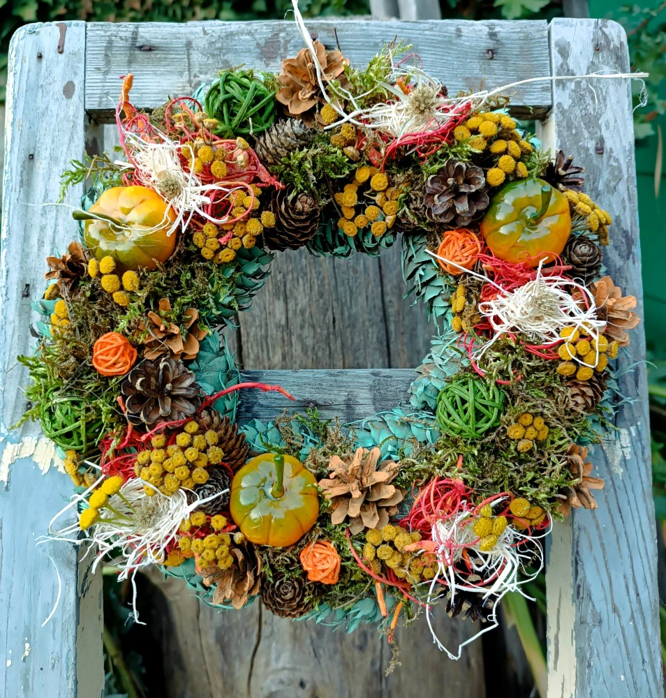 Věneček s dýněmi 