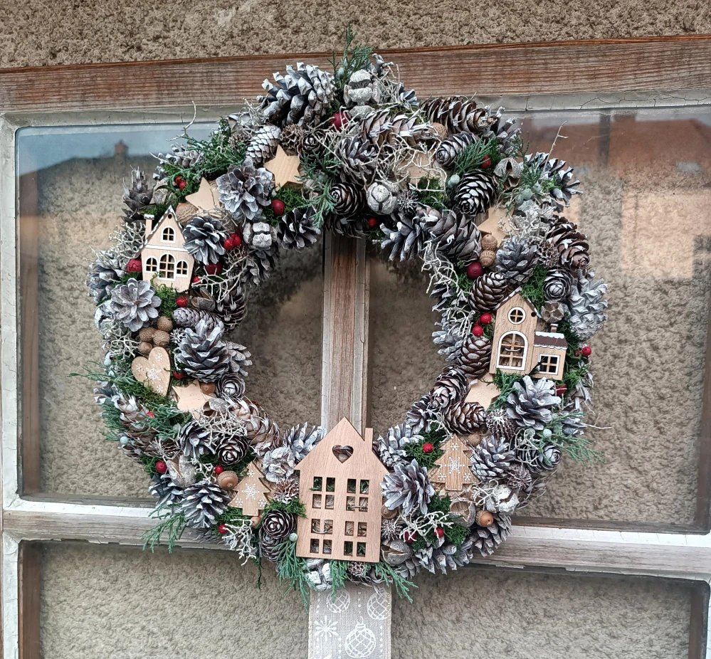 Vánoční městečko / svítící 