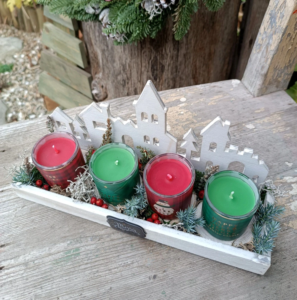 Merry Christmas / adventní svícen 