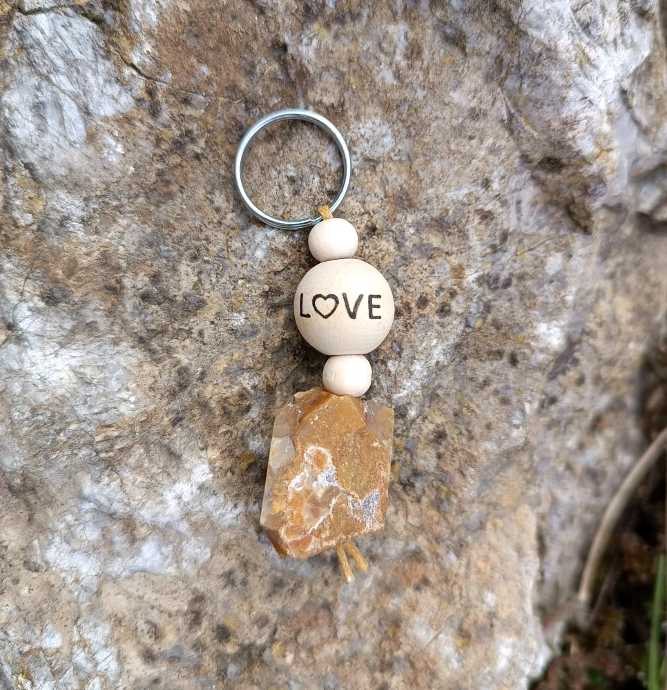 Láska / achátový přívěsek 