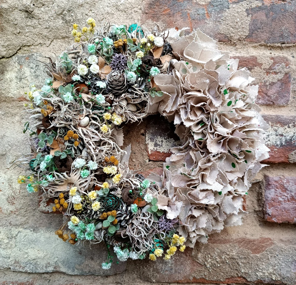 Vintage celoroční věnec 