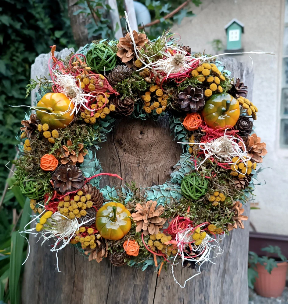 Věneček s dýněmi 