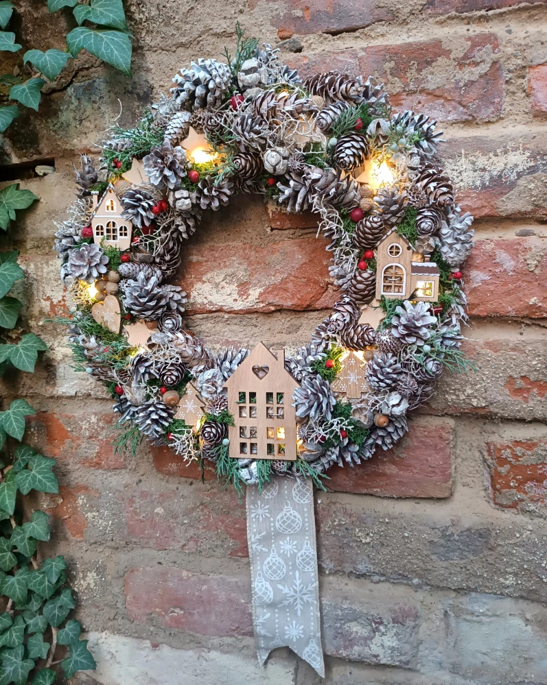 Vánoční městečko / svítící 