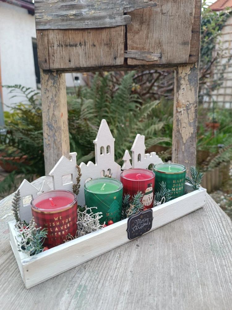 Merry Christmas / adventní svícen 