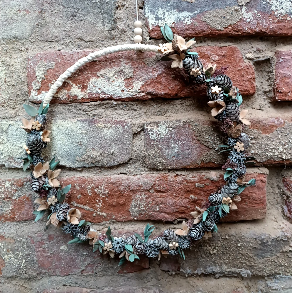 Celoroční věnec kruh