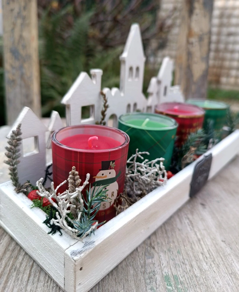 Merry Christmas / adventní svícen 