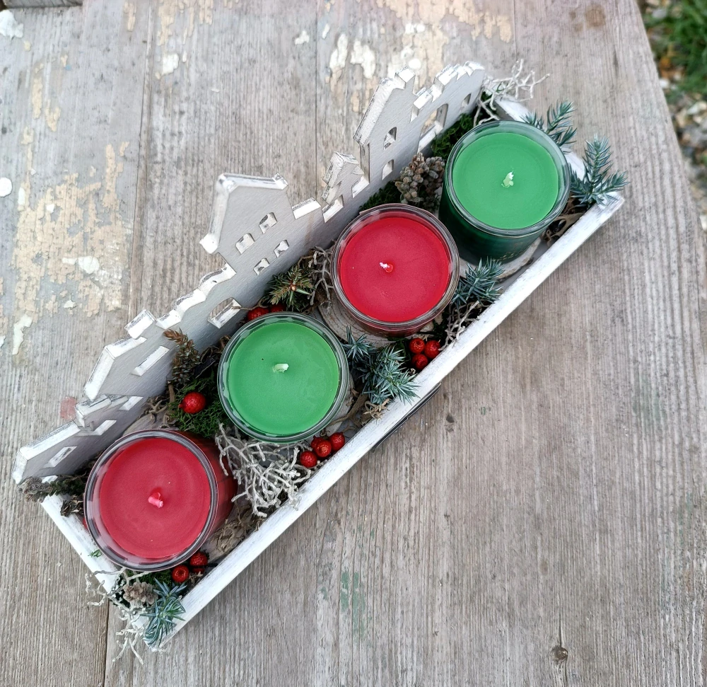 Merry Christmas / adventní svícen 