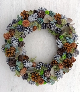 Oranžovo-zelený věnec