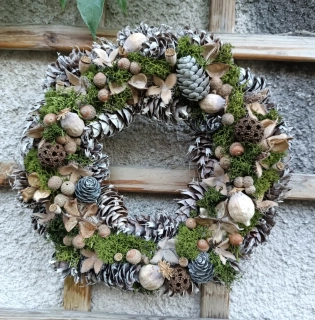 Celoroční ivory věneček 