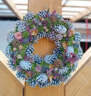 Ivory věneček s vřesem II. 