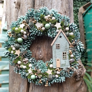 Zelený domeček v lese