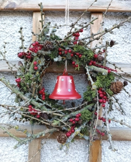 Venkovní vánoční věneček