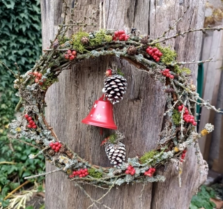 Venkovní vánoční věnec 