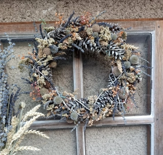 Kombinovaný letní věnec 