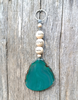 Víra a láska / achátový amulet 