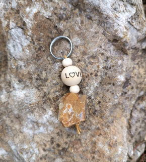 Láska / achátový přívěsek 