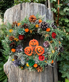 Halloweenský věnec III.